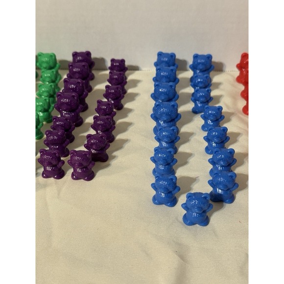 Counting Bears Set Learning Counting Color & Sorting Toy Math Educational 87 Pcs - Picture 3 of 8